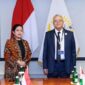 Ketua DPR RI Dr. (H.C.) Puan Maharani melakukan pertemuan bilateral dengan Ketua Parlemen Mesir Hanafi Ali Gebaly. (Instagram.com/@puanmaharaniri)
