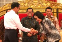 Presiden Jokowi dan Menteri Keuangan Sri Mulyani. (Dok. Setkab.go.id)
