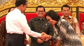 Presiden Jokowi dan Menteri Keuangan Sri Mulyani. (Dok. Setkab.go.id)
