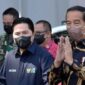Menteri BUMN Erick Tohir dan Presiden Jokowi. (Instagram.com/@jokowiiriana.id)