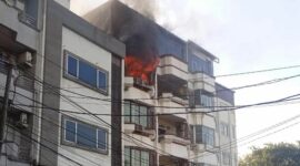 Kebakaran Hanguskan Satu Ruko Bertingkat di Gambir. (Instagram.com/@humasjakfire )
