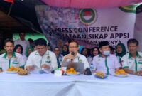 Press Conference Asosiasi Pedagang Pasar Seluruh Indonesia (APPSI) di Pasar Minggu, Selasa (30/8/2022). (Dok. Appsi.id)