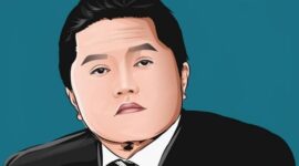 Ilustrasi Menteri BUMN Erick Thohir. (Instagram.com/@vedgedraw)