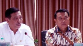 Menko Marvest Luhut Pandjaitan dan Kepala Staf Presiden (KSP) Moeldoko. (Dok. Ist)