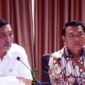 Menko Marvest Luhut Pandjaitan dan Kepala Staf Presiden (KSP) Moeldoko. (Dok. Ist)