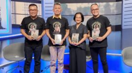 Helmy Yahya menggelar acara peluncuran buku novel 