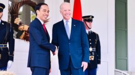Presiden Joko Widodobersama dengan Presiden Amerika Serikat Joe Biden. (Dok. Setkab.go.id)
