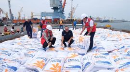 Mendag pastikan 200 ribu ton beras Bulog tiba di Tanjung Priok.  (Dok. Bulog.co.id)

