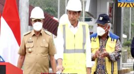 Presiden Jokowi Meresmikan Jalan Tol Pekanbaru – Bangkinang. (Dok. Bumn.go.id) 