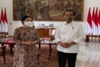 Ketua DPR RI Dr. (H.C) Puan Maharani bersama Presiden Joko Widodo. (Dok. Ist)