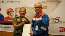 Pertamina Tanda Tangan Kerja Sama dengan TNI – POLRI. (Dok. Bumn.go.id)