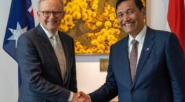 Menteri Koordinator Bidang Kemaritiman dan Investasi (Menko Marves) Luhut Binsar Pandjaitan melakukan pertemuan dengan Perdana Menteri Australia Anthony Albanese di Australia. (Instagram.com/@luhut.pandjaitan)