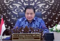 Menteri Koordinator Bidang Perekonomian Airlangga Hartarto. (Dok. ekon.go.id)