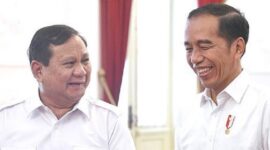 Menteri Pertahanan Prabowo Subianto saat bersama Presiden Joko Widodo. (Instagram.com/@prabowo)