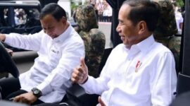 Presiden Jokowi dengan Menteri Pertahanan Prabowo Subianto. (Instagram.com/@jokowi)
