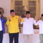 Ketua Umum Partai Gerindra Prabowo Subianto bersama Ketuam Umum Partai Golkar Airlangga Hartarto, Ketua Umum ZUlkifli Hasan dan Ketua Umum PKB Muhaimin Iskandar. (Instagram.com/@prabowo)