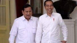 Presiden Jokowi dengan Menteri Pertahanan Prabowo Subianto. (Dok. Setkab.go.id)
