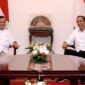 Presiden Jokowi dengan Menteri Pertahanan Prabowo Subianto. (Dok. Setkab.go.id)

