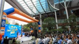 PT Bank Rakyat Indonesia (Persero) Tbk menggelar Kick Off HUT ke-128 pada Jumat (27/10/2023), bertempat di Kantor Pusat BRI, Jakarta. (Dok. BRI)