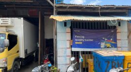 BRI meresmikan kerjasama dengan FishLog untuk membentuk FBC di daerah Pelabuhan Perikanan Nusantara Kabupaten Sambas. (Dok. Bank BRI)
