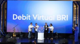 PT Bank Rakyat Indonesia (Persero) Tbk bersama Visa Indonesia meluncurkan Debit Virtual BRI. Acara peluncuran diselenggarakan pada 25 November 2023 di Gandaria City Mall, Jakarta. (Dok. BRI)