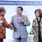 Calon presiden dari Koalisi Indonesia Maju, Prabowo Subianto dalam acara dalam 'Sarasehan 100 Ekonom Indonesia 2023' yang digagas INDEF di Menara Bank Mega, Jakarta Selatan. (Dok. Tim Media Prabowo Subianto)