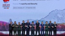 Menteri Pertahanan RI Prabowo Subianto secara resmi membuka penyelenggaraan the 17th ASEAN Defence Ministers’ Meeting (ADMM) yang digelar di Jakarta Convention Center (JCC).  (Dok. Tim Media Prabowo Subianto)