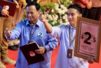 Pasangan Calon Presiden, Prabowo Subianto bersama Calon Wakil Presiden, Gibran Rakabuming. (Dok. Tim Media Prabowo-Gibran)