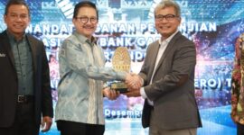 Kolaborasi antara PT Bank Rakyat Indonesia (Persero) Tbk atau BRI dengan PT Freeport Indonesia yang melakukan penandatanganan perjanjian trade facility secara bilateral di Jakarta (8/12). (Dok. BRI)