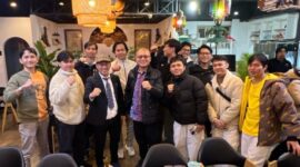 Foto: Pertemuan Zelda Wulan Kartika, KUAI KBRI Seoul Korsel dengan Wakil Ketua Badan Nasional Sertifikasi Profesi (BNSP), Ulfah Masfufah, bersama Muhammad Nur Hayid dan Adi Mahfudz Wuhadji di Seoul (29/12/23). (Doc.BNSP)