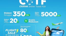 BRI bersama dengan PT Citilink Indonesia kembali mengadakan program BRI Citilink Online Travel Fair (COTF). (Dok. BRI)
