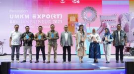 Gelaran UMKM EXPO(RT) BRILIANPRENEUR 2023 resmi ditutup pada Minggu (10/12/2023) oleh Direktur Utama BRI Sunarso. (Dok. BRI)