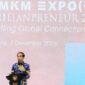 Presiden RI Joko Widodo menghadiri pembukaan UMKM EXPO(RT) BRILIANPRENEUR 2023, rangkaian dari HUT ke-128 BRI, yang diselenggarakan di Jakarta Convention Center pada tanggal 7 s.d 10 Desember 2023. (Dok. BRI)