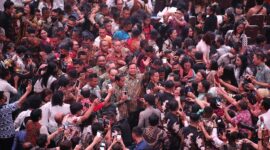 Acara perayaan Natal Nasional 2023 di Gereja Bethany Nginden, Surabaya, Jawa Timur, Rabu 27 Desember 2023. (Dok. Tim Media Prabowo)