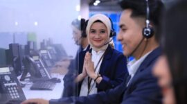 Layanan contact center Bank BRI dapat dihubungi melalui Contact BRI 1500017 atau chat Sabrina via WhatsApp (0812-12-14017) untuk informasi produk dan layanan BRI, termasuk pengaduan. (Dok. BRI)