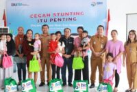 Corporate Social Responsibility (CSR) BRI Peduli menyalurkan bantuan “Cegah Stunting itu Penting” di berbagai wilayah di Indonesia. (Dok. BRI)
