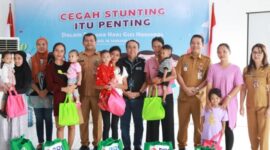 Corporate Social Responsibility (CSR) BRI Peduli menyalurkan bantuan “Cegah Stunting itu Penting” di berbagai wilayah di Indonesia. (Dok. BRI)