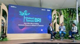 BRI Research Institute menyelenggarakan acara Diskusi Taman dengan tema “How Ultra Micro Holding Connects Finance to Millions in Indonesia”. (Dok. BRI)