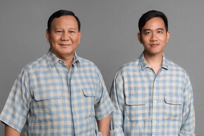 Pasangan Calon Presiden, Prabowo Subianto bersama Calon Wakil Presiden, Gibran Rakabuming. (Facebook.com/@Prabowo Subianto)