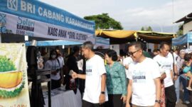 BRI ikut berperan dalam kesuksesan kegiatan Safari Ramadan BUMN 2024 yang diselenggarakan pada pada 27 Maret 2024, di 40 kota maupun kabupaten di seluruh Indonesia. (Dok. BRI)