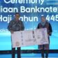BRI kembali terpilih sebagai pemenang proses bidding penyediaan uang kertas asing (banknotes) Saudi Arabian Riyal (SAR) untuk living cost jamaah haji Indonesia tahun 2024. (Dok. BRI)