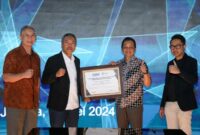 Penandatangan kerja sama BRI dan PT Kliring Berjangka Indonesia (PT KBI) dalam rangka memperkenalkan sistem transaksi bursa berjangka. (Dok. BRI)