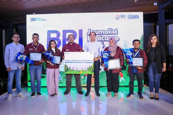 Acara Booth Camp program BRI Fellowship Journalism 2024 di Bogor pada Jumat (17/05/2024). (Dok. BRI)