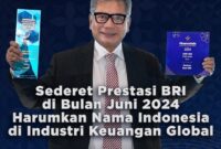 PT. Bank Rakyat Indonesia (Persero) Tbk sebagai perusahaan BUMN terus mengharumkan nama Indonesia di kancah Internasional dengan meraih berbagai pengakuan dan penghargaan. (Dok. BRI)
