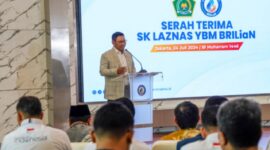 Yayasan Baitul Maal BRILiaN kembali memiliki izin sebagai Lembaga Amil Zakat guna terus berkomitmen dalam mengelola dana ZIS masyarakat sesuai dengan ketetapan syariah dan ketentuan regulasi yang berlaku. (Dok. BRI)