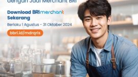 Mulai 1 Agustus - 31 Oktober 2024,  BRI menawarkan program pemberian special MDR 0% kepada merchant BRI (Dinamis dan Statis) baik merchant baru maupun existing merchant yang sudah teregistrasi dengan BRI Merchant. (Dok. BRI)
