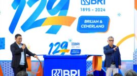 PT Bank Rakyat Indonesia (Persero) Tbk secara resmi mengadakan Kick-Off HUT ke-129 di Kantor Pusat BRI Jakarta (4/10/2024) dengan mengusung tema 