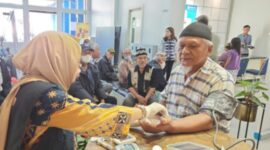 BRI Peduli menyelenggarakan Layanan Pemeriksaan Kesehatan Gratis kepada masyarakat di berbagai wilayah di Indonesia. (Dok. BRI)