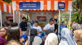 BRI kembali mengadakan kegiatan Bazaar UMKM BRILiaN yang berlangsung di Area Taman BRI, Jakarta pada Jumat (18/10/2024). (Dok. BRI)