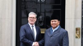 Presiden RI Prabowo Subianto bertemu Perdana Menteri (PM) Inggris Keir Starmer di 10 Downing Street, London, Kamis (21/11/2024). (Dok. Tim Media Prabowo)